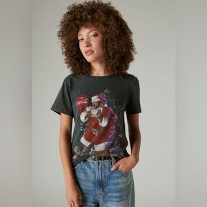 Lucky Brand Coca-cola Santa T-Shirt